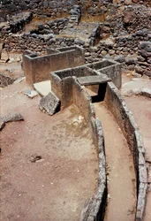 Vista aerea del primo cerchio di tombe (cimitero reale) scoperto dall