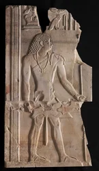 Mentuemhat come sacerdote con bastone e scettro, ca. 667-647 a.C.