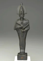 Figura mummiforme in piedi di Osiride, 664-332 a.C.