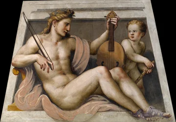 Apollo con Cupido