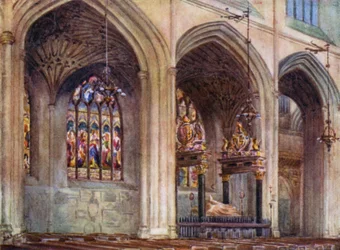 Abbazia di Bath, tomba del vescovo Montague