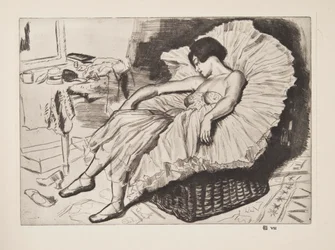 Ballerina addormentata, pub. 1925