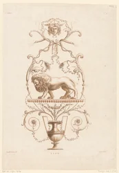 Arabeschi e leone