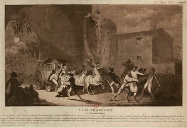 La fuga a Varennes, 1791