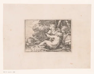 Baccanale con putti ubriachi