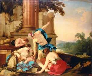 Mercurio affida Bacco alle cure delle ninfe, 1638