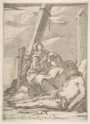 Cristo e la Vergine ai piedi della croce