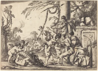 Sacra Famiglia con Putti