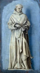San Etienne de Grammont con un anello nella mano destra (dipinto in camaieu su tela di Laurent de La Hyre)