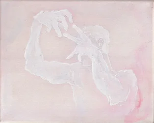 Scultura, 2025 (acrilico su tela)