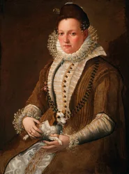 Ritratto di signora con cane
