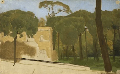 Pini in un parco romano, 1876