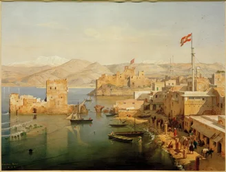 Veduta del porto di Beirut