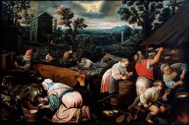 Maggio dalla serie Le Stagioni, fine XVI o inizio XVII secolo