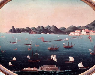 Caccia alla balena nella Baia di Guanabara in Brasile