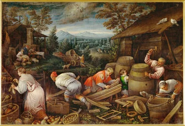 Agosto (pittura su tela)