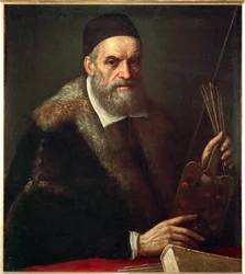 Ritratto di Jacopo Bassano da Ponte (dipinto su tela)