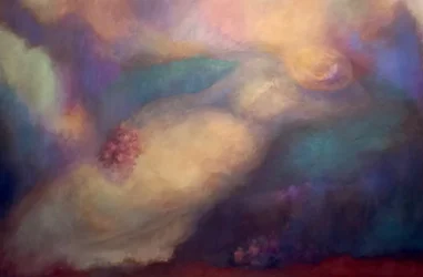 Ombre di lavanda, 2025 (olio su tela)