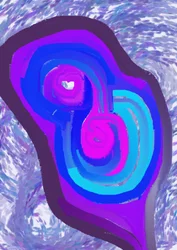 Astratto: Flusso viola-blu