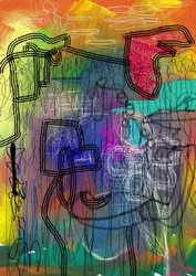 Linee astratte vivaci