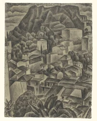 Villaggio di montagna italiano