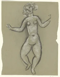 Nudo femminile danzante