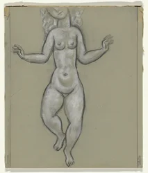 Donna nuda danzante
