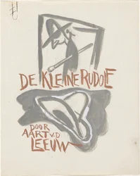 Progetto per una copertina di libro: Aart van der Leeuw, De kleine Rudolf, 1930