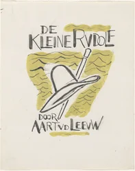 Progetto per una copertina di libro: Aart van der Leeuw, De kleine Rudolf, 1930