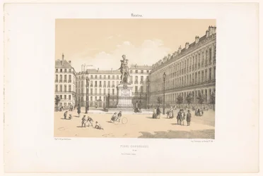 Vista sulla Cours Cambronne a Nantes