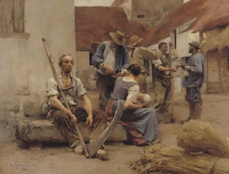 Pagamento dei mietitori, 1882