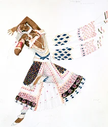 Costume di bayadère per Le Dieu Bleu, 1911