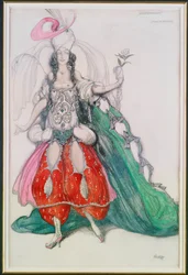 Costume per Jane Marnac come Zobeide da "Scheherazade"