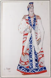 Bozzetto di costume per "Moskwa", 1922