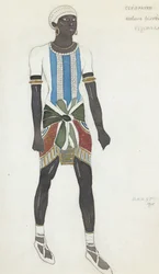 Costume per Vaslav Nijinsky nel balletto Cleopatra di A. Arensky, 1910