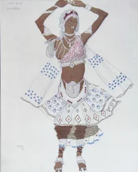 Costume per il balletto Blue God di R. Hahn, 1912