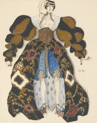 Costume per il balletto La Leggenda di Giuseppe di R. Strauss
