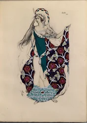 Costume per il balletto Artémis troublée di Paul Paray, 1922