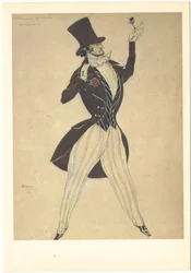 Costume per il Balletto Carnaval di R. Schumann, 1910