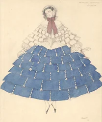 Costume per il balletto Carnaval di R. Schumann, 1910