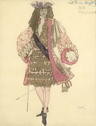 Costume per il balletto La bella addormentata di P. Tchaikovsky