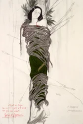 Costume per la ballerina Ida Rubinstein, 1911