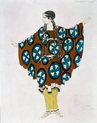 Costume per Daphnis e Chloe di Maurice Ravel (1875-1937) 1912