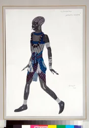 Giovane ragazzo arabo - Costume disegnato da Leon Bakst per il balletto "Cleopatra" dei Balletti russi