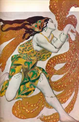 Narciso: Una Baccante. Costume per la danza Narciso, 1911