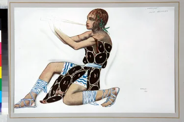 Narciso, costume disegnato da Leon Bakst