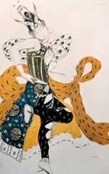 Peri Natasha Trouhanova, costume per La Peri musica di Paul Dukas, 1911