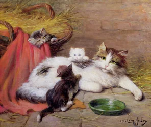 Gatto con Gattini, 1924