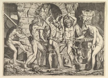 Venere nella fucina di Vulcano, 1546-47