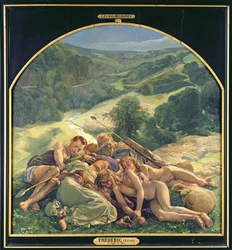 Notte, sezione centrale del trittico 